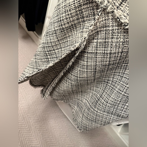 ME+EM Black and White Tweed Midi Dress - size 6 - Picture 8 of 13